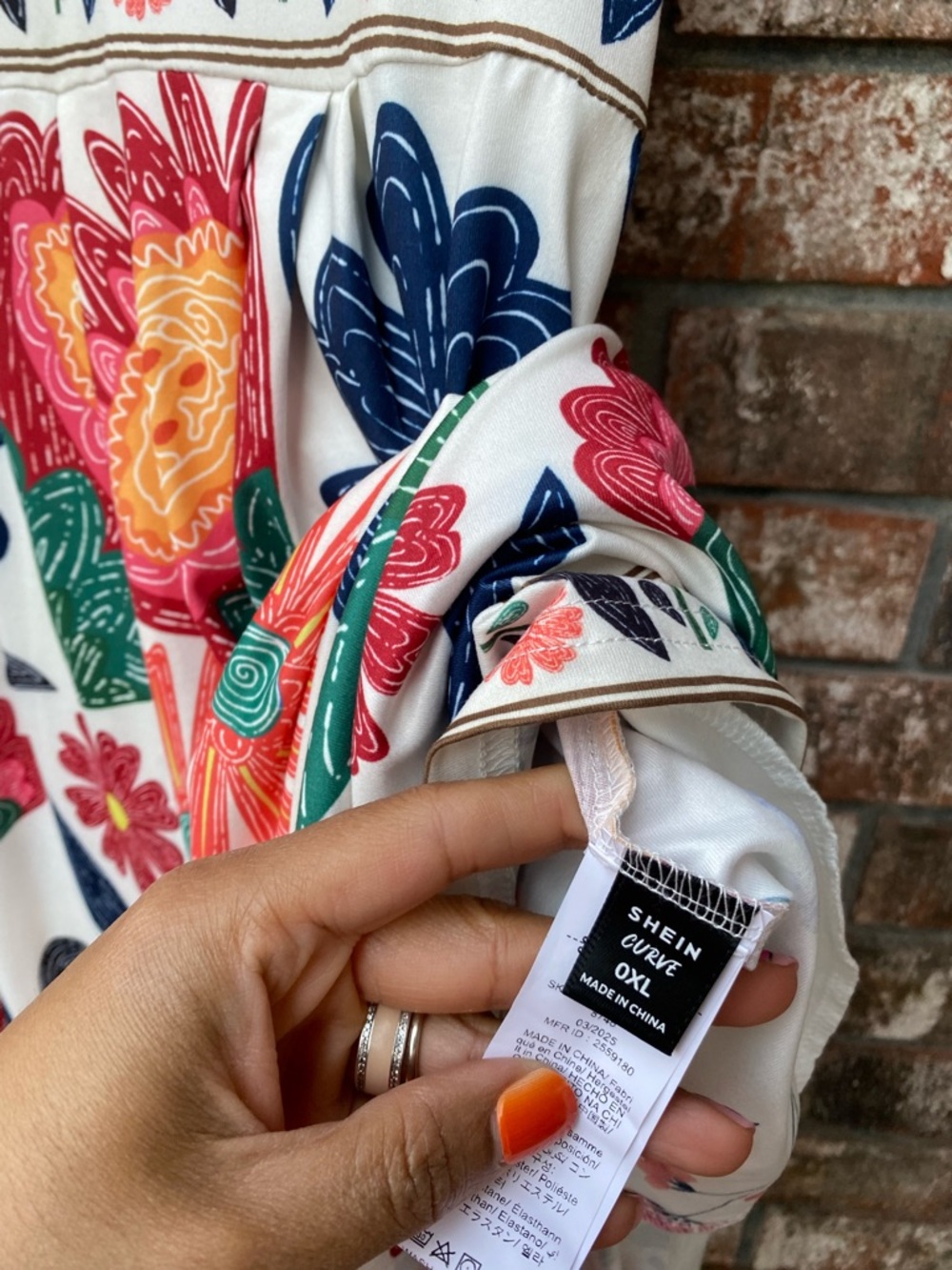 SHEIN Floral Print Jumpsuit - Picture 2 of 4